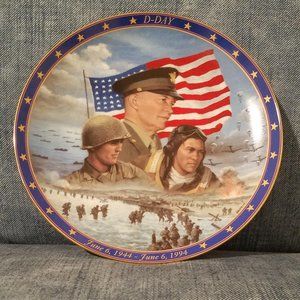Bradford Exchange Collector Plate-D-Day